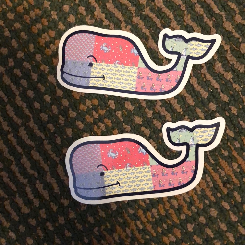 2 Vineyard vines stickers